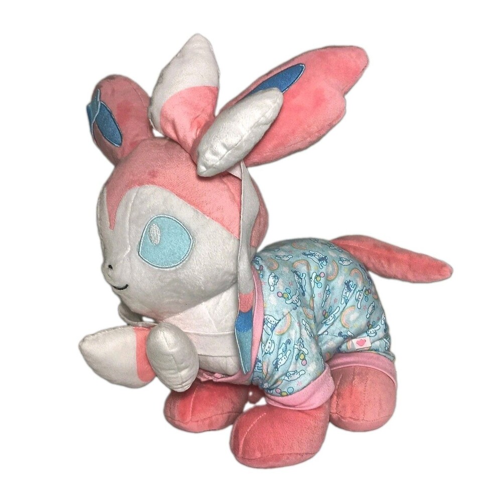 Build-A-Bear Workshop Pokemon Sylveon  Collectible 14" Plush Toy  RARE!